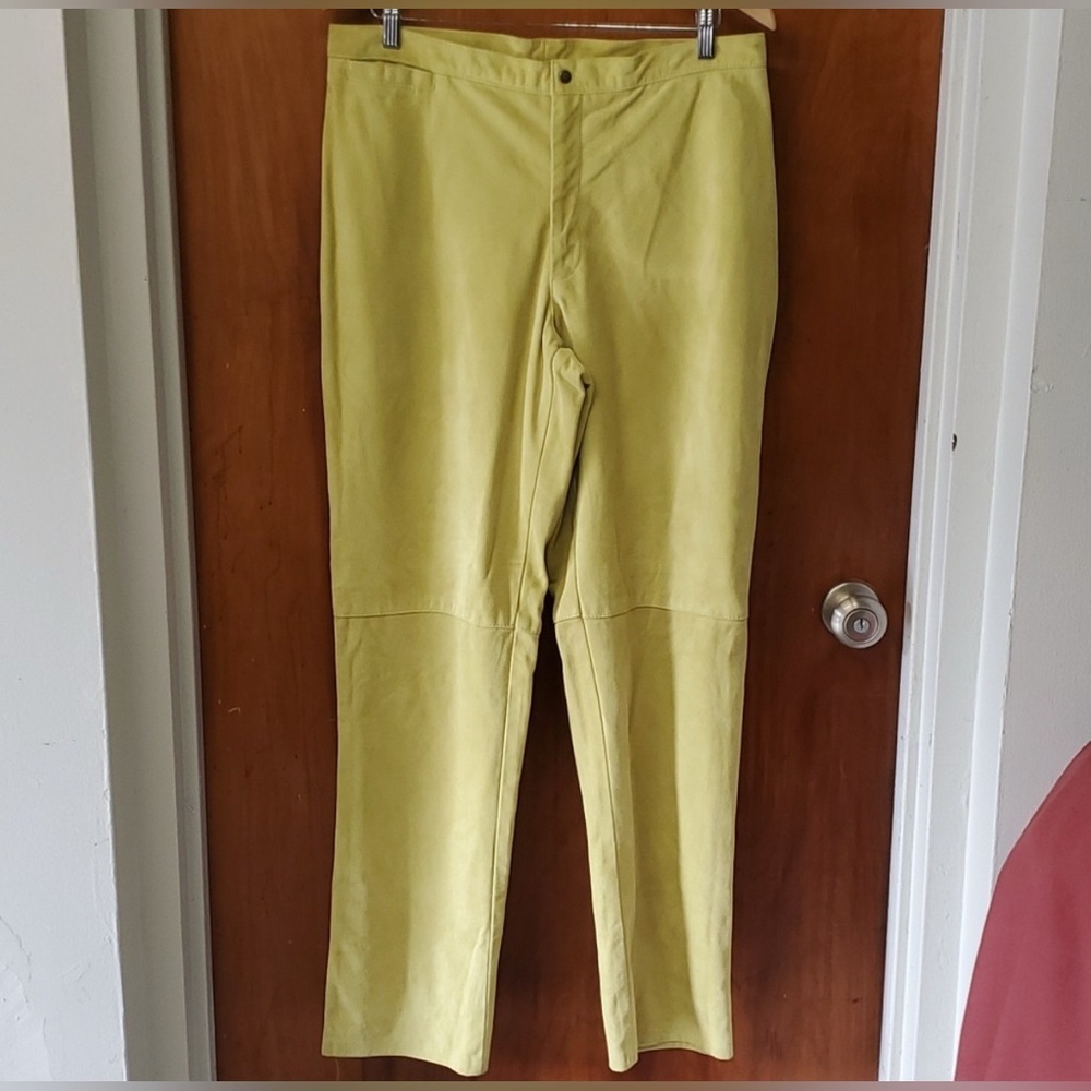 Vintage Neon‎ Zebra Leather Pants